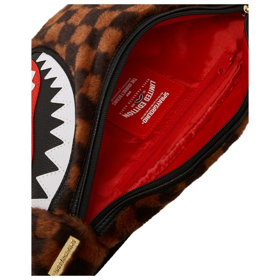 Sprayground Τσαντάκι μέσης Fur Sharks In Paris Savvy Crossbody